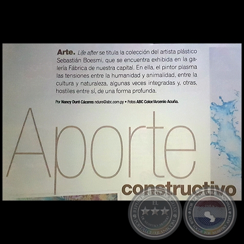 APORTE CONSTRUCTIVO - Por NANCY DURÉ CÁCERES, ABC COLOR - Domingo, 16 de Septiembre de 2018